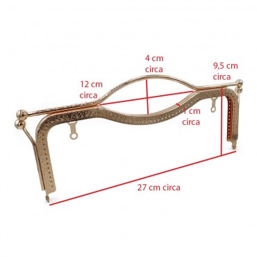 Clic Clac Luxury cm 27 x 9,5 Or