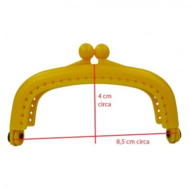 Boquilla para bolso Modern cm 8,5x4 Amarillo