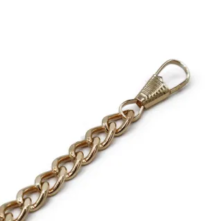 Metal Chain for Pouch with Carabiners 110cm Oro