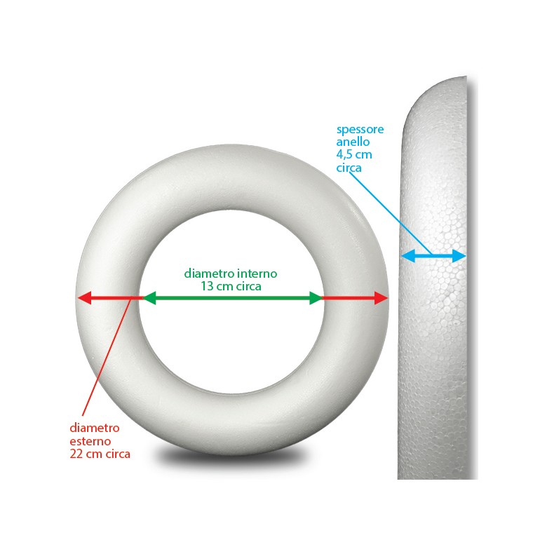 Sp113-Anello Piatto 22cm-1pz