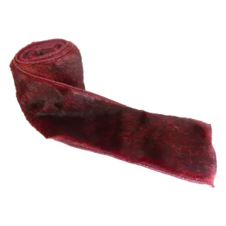 Eco friendly Fur with Internal Jersey 150cm Bordeaux