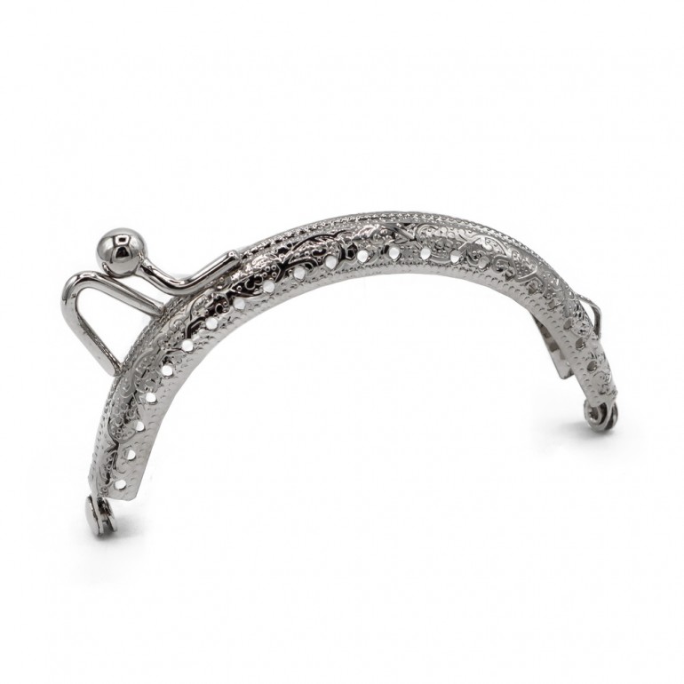 Boquilla para bolso Chic cm 8,5x7 Plata