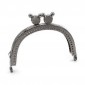 Chiusura clic clac Bear argento 8,5 cm | Tessiland
