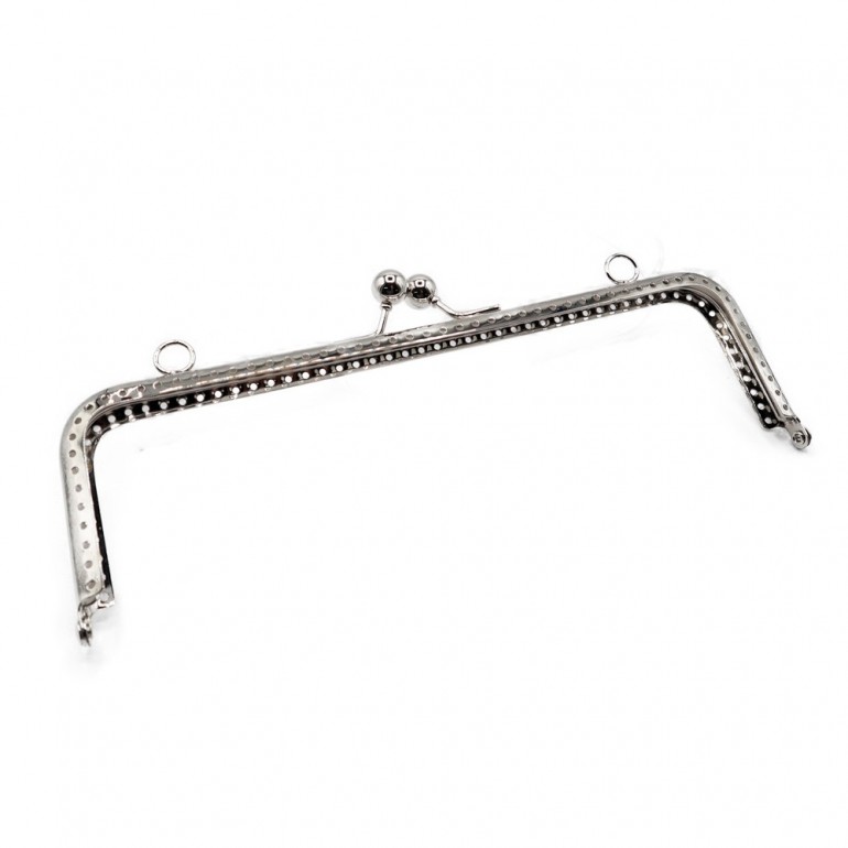 Clic clac for purse 20x8 Silver