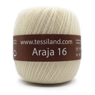 Araja Scottish thread n16 100g ball Ecrù