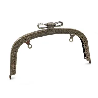 Cierre clic clac Swarovsky Square joya Bronzo