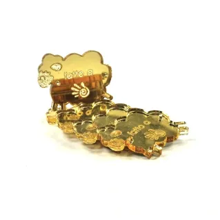 Étiquettes handmade FAIT À LA MAIN forme Mouton 5pcs Oro