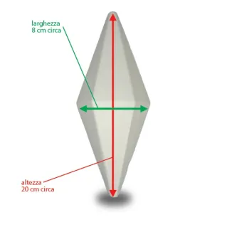 High-Density Styrofoam Crystal for Handmade Creations Bianco