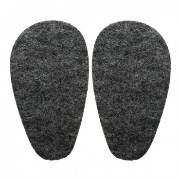 Suole in feltro per babbucce Bimbo base 3mm facili da cucire Grigio
