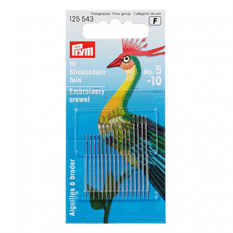 Embroidery Needles 5-10 | Tessiland