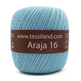 Araja Scottish thread n16 100g ball Celeste