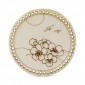 Nelumbo Wood Base 15 cm for Bags | Tessiland