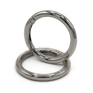 Spring Snap Hooks for Straps and Bag Handles Argento