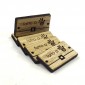 Targhetta Handmade Legno pressato disegno Pochette-5 pz