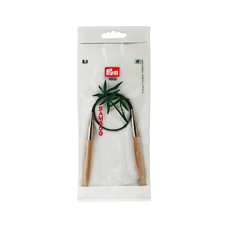 P-221532-Circular knitting needles-Bamboo-N.8-40 cm