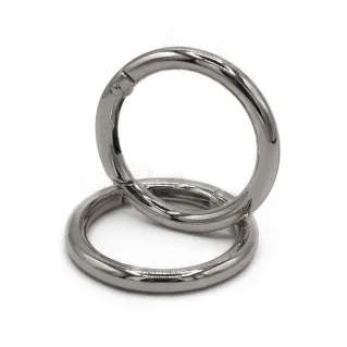 Spring Snap Hooks for Straps and Bag Handles Argento