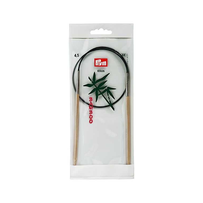 P-221517-Circular knitting needles-Bamboo-N.4.5-60 cm