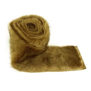 Fourrure ecologique avec doublure en jersey 150 cm Castoro