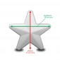 14 cm Styrofoam Star for Decorations | Tessiland
