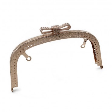 Chiusura clic clac Swarovsky Square gioiello Oro rosa