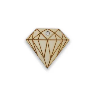 Diamant en Bois pour Décorations DIY | Tessiland