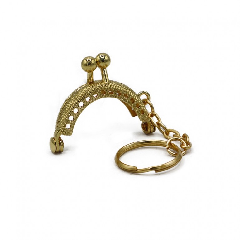 Clic Clac portachiavi cm 4x3,5 Oro