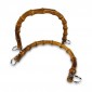 Bamboo handles with Nikel hook for crochet bags | Tessiland