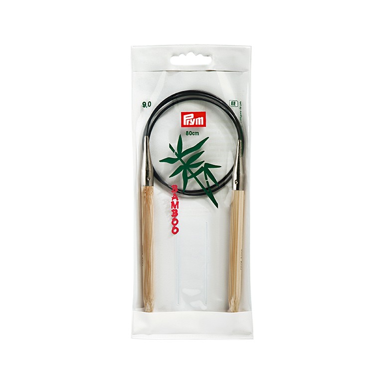 P-221539-Circular knitting needles-Bamboo-N.9-80 cm