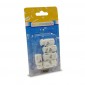 White Nylon Stopper with Spring | Tessiland