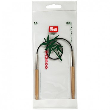 Ferri Circolari Bamboo Prym 5.5 cm40 - P-221529
