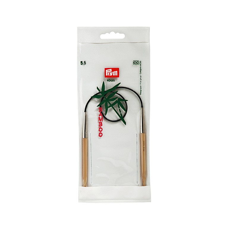 Ferri Circolari Bamboo Prym 5.5 cm40 - P-221529
