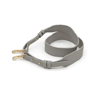 Miss Faux Leather Shoulder Strap for DIY Bags Gray