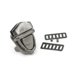 Fermeture à bouton rabat Badge pour sacs Argento