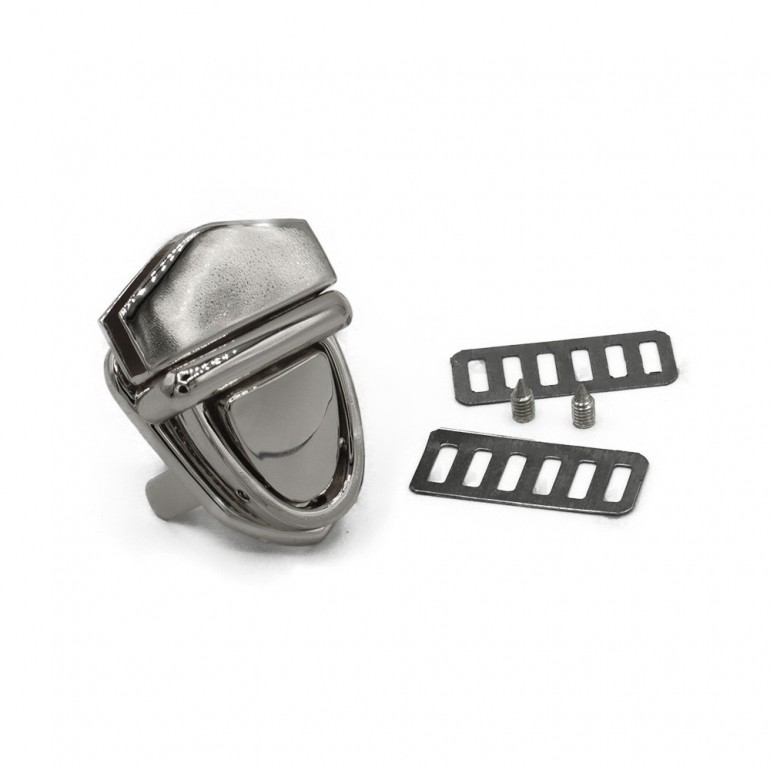 Silver Badge button closure