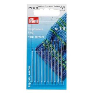 Aiguilles courtes à repriser et à coudre Prym 10 pcs | Tessiland