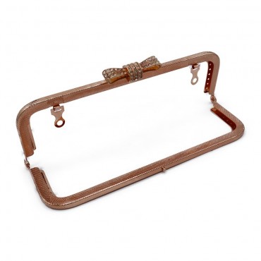 Clic clac Fiocco Swarowsky cm 20 x 6 Oro