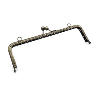 Clasp Click Clack Square Nickel Free Bronzo