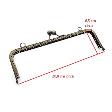 Clic clac pochette 20x8 Bronze