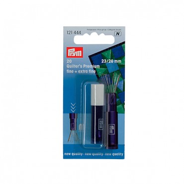 Assorted fine extra fine quilting needles