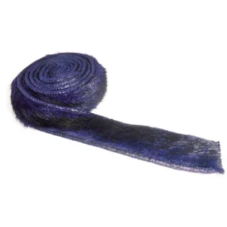 Eco friendly Fur with Internal Jersey 150cm Blue