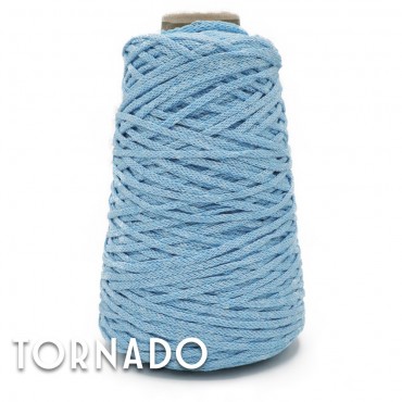 Tornado Cordino per borse misto cotone Azzurro Gr 200 | Tessiland