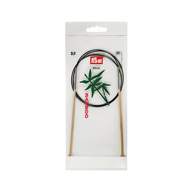 Ferri Circolari Bamboo Prym 3 cm80 - P-221504