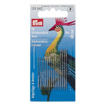 Embroidery Needles 3-9 | Tessiland