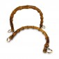 Bamboo handles with Gold hook for crochet bags | Tessiland
