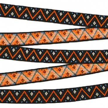 Elastico ZigZag Nero 1mt - P-957454