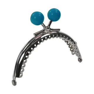 Clasp Closure Ball for Coin Purse Turchese