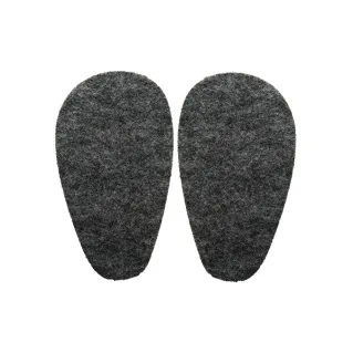 Felt Soles for Baby Slippers Base 3mm Easy to Sew Gray