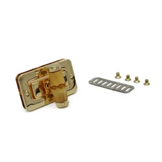 Bamboo Rectangular Toggle Closure for Bags Oro