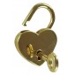 Chiusura lucchetto a cuore Oro