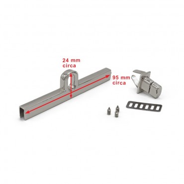 "T" Turn clasp - Silver